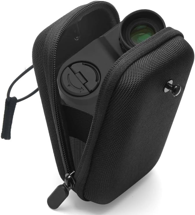 SOFFRIA Golf Rangefinder Hard Shell Case, EVA Measuring Instrument Storage Box Carry Bag for Telescope Shockproof & Wear-Resistant for Most Rangefinders(Black) - Image 1